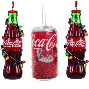 Coca Cola Christ Tree Ornament Set of 3